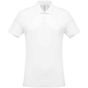 Kariban Mens Pique Polo Shirt / White
